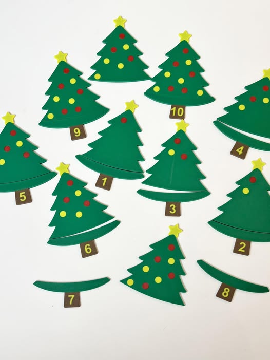 Sapin de Noël à compter