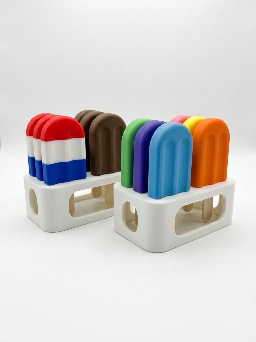 Ensemble de popsicles