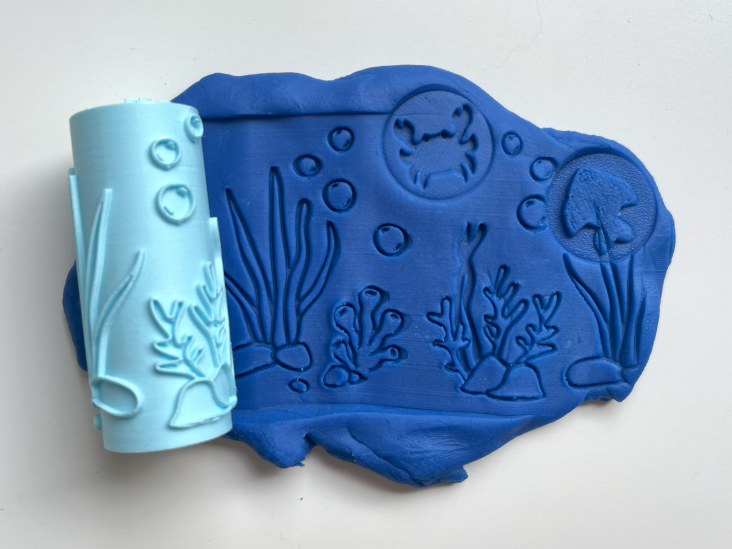 Rouleau à pâte à modeler - sous l'ocean