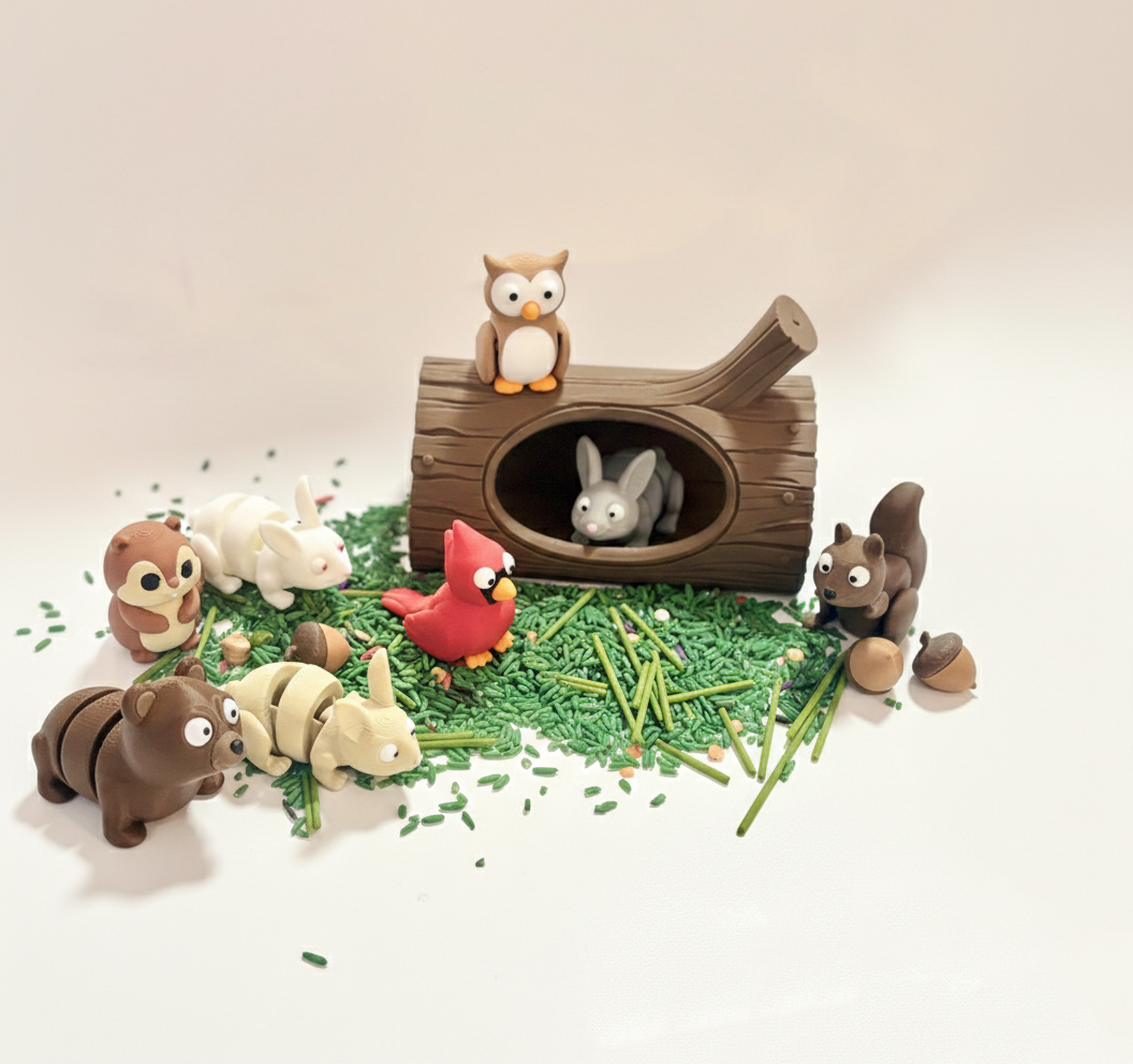 Ensemble '' les animaux de la fôret enchantée ''