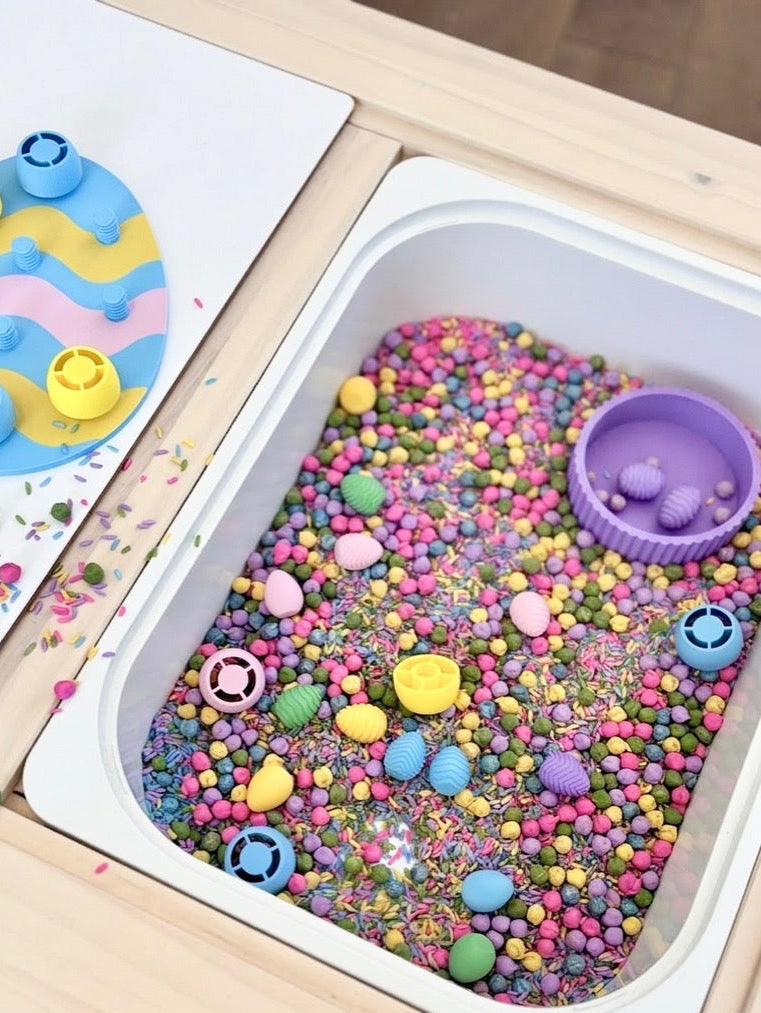 Mélange sensoriel Pâques 🐣 (600g + option mini œufs)