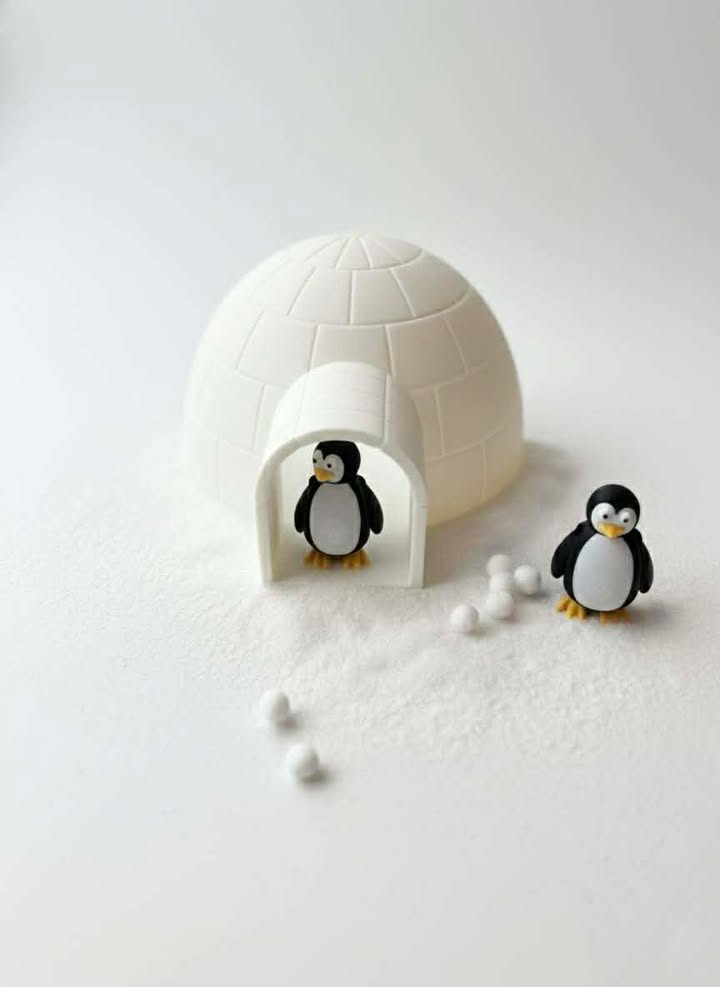 Ensemble " La maison des pingouins "