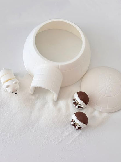 Ensemble Igloo avec toit amovible et personnages