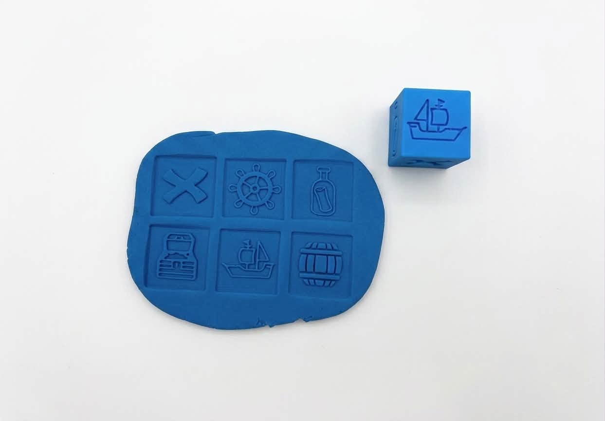 Cube à pâte à modeler - Ocean