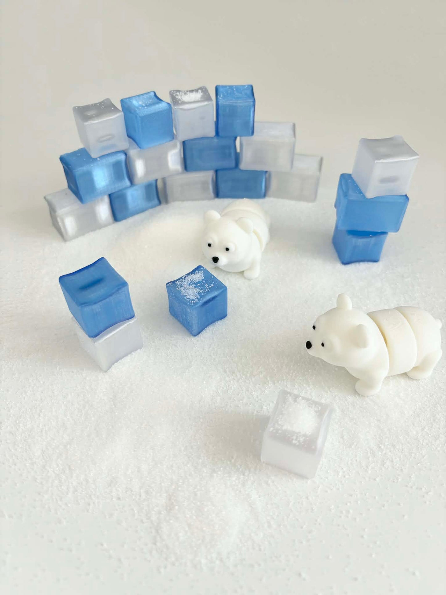 🧊 Ensemble de cubes de glace sensoriels