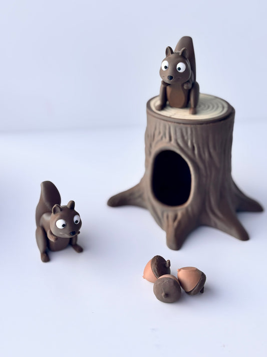 Ensemble " maison des écureuils " 🐿️