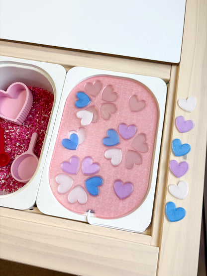 Plateau de table lumineuse st-valentin trofast