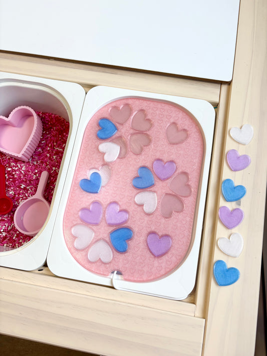 Plateau de table lumineuse st-valentin trofast