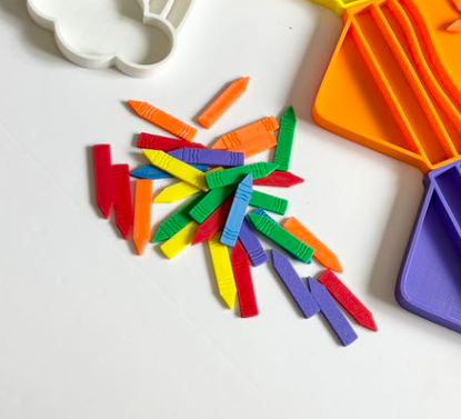 Jeton crayon de couleur