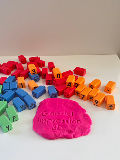 Étampes alphabetiques et numériques