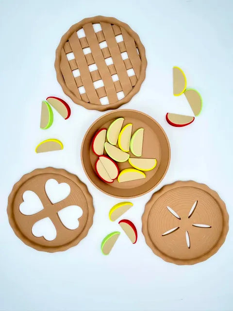 Ensemble tarte aux pommes