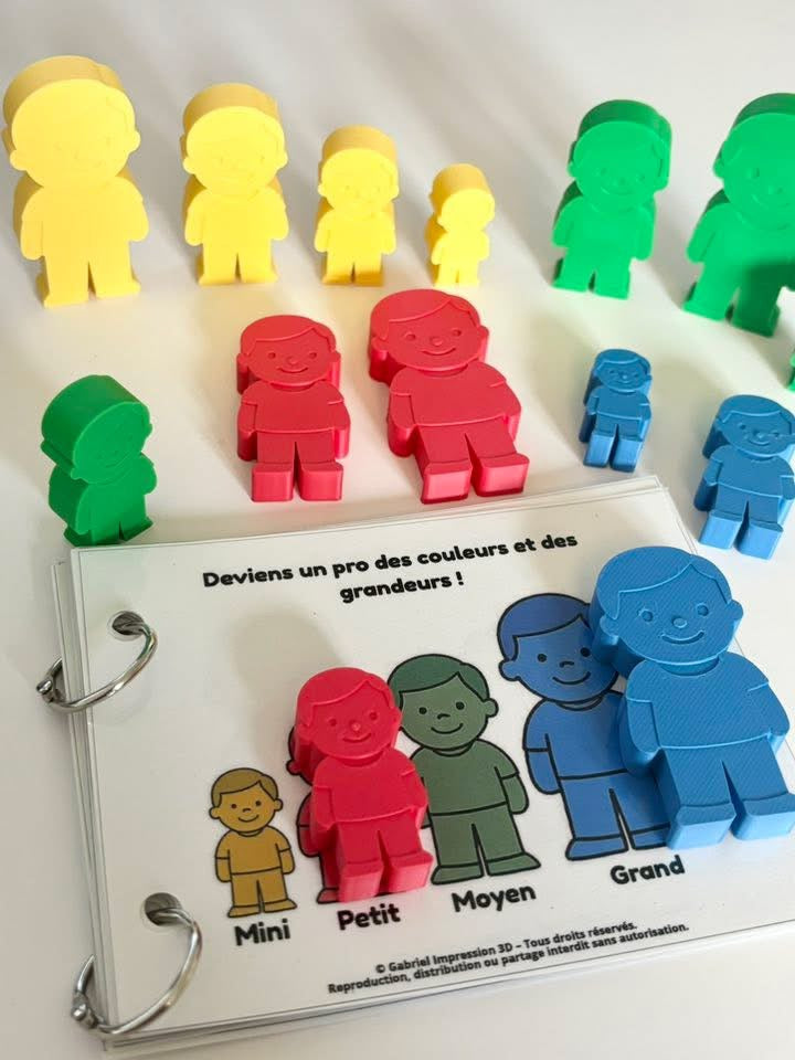 Bonhomme "grandeur et couleur"