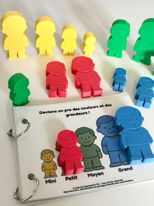 Bonhomme "grandeur et couleur"