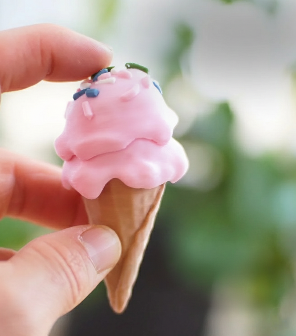 Cornet de crème glacée