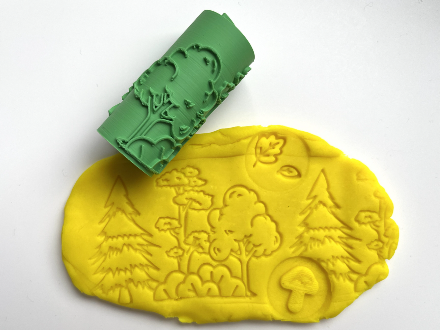 Rouleau à pâte à modeler - Fôret dense