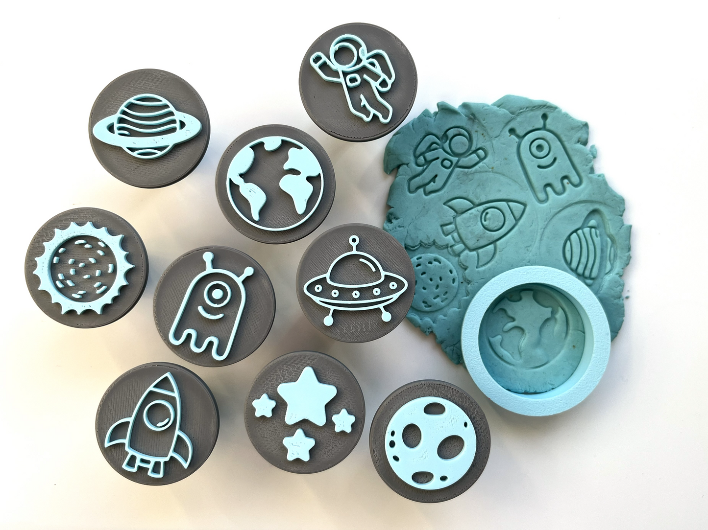 Estampes thématiques pour pâte à modeler 🎨
